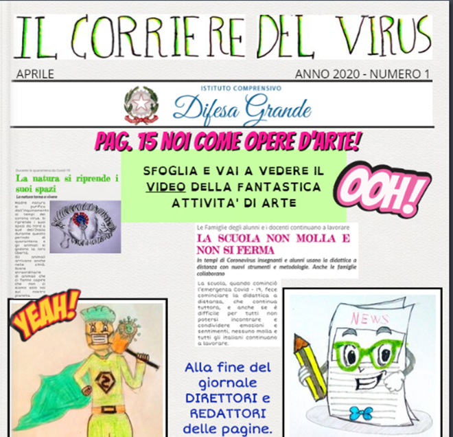 Scopri di più sull'articolo Concorso “La Scuola ai tempi del Coronavirus” –