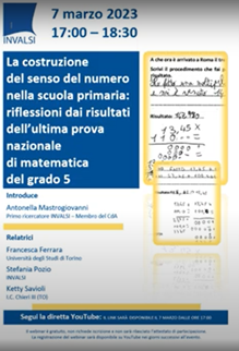 Scopri di più sull'articolo WEBINAR – “La costruzione del senso del numero nella scuola primaria: riflessioni dai risultati dell’ultima prova nazionale di matematica del grado 5″